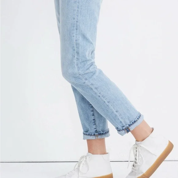 MADEWELL Sidewalk High-Top Sneakers in Recycled Canvas 8.5 - Picture 2 of 9